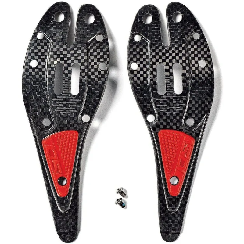 Sidi SRS Carbon Sole Inserts in Black/Red
