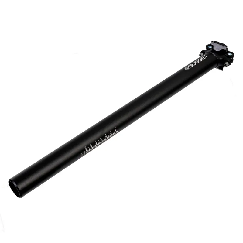 Gusset Lofty Seatpost Black-1