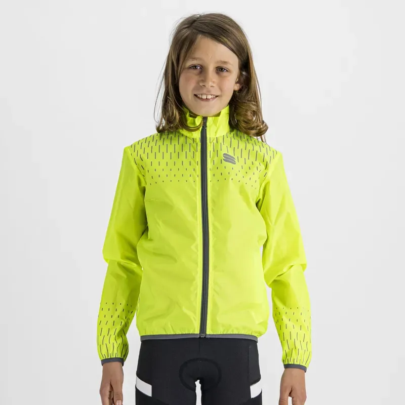 Sportful Kids Reflex Jacket in Yellow Fluo