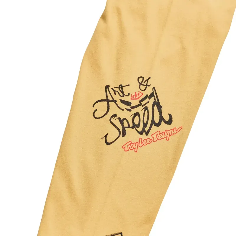Troy Lee Designs Handlebar Long Sleeve T-Shirt in Bleached Melon-6