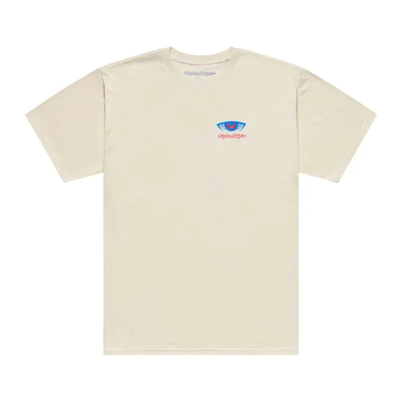 Troy Lee Designs Cyborg Short Sleeve T-Shirt in Vintage White