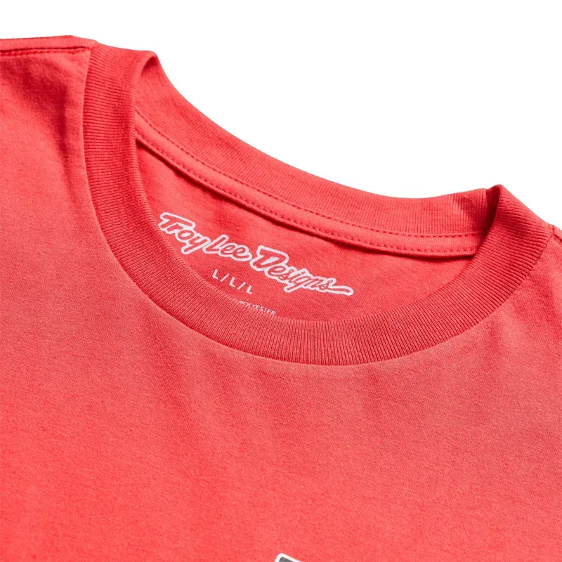 Troy Lee Designs Happy Dayz Short Sleeve T-Shirt in Scarlet-3