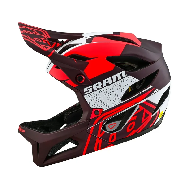 Troy Lee Designs Stage MIPS Helmet SRAM Vector Red