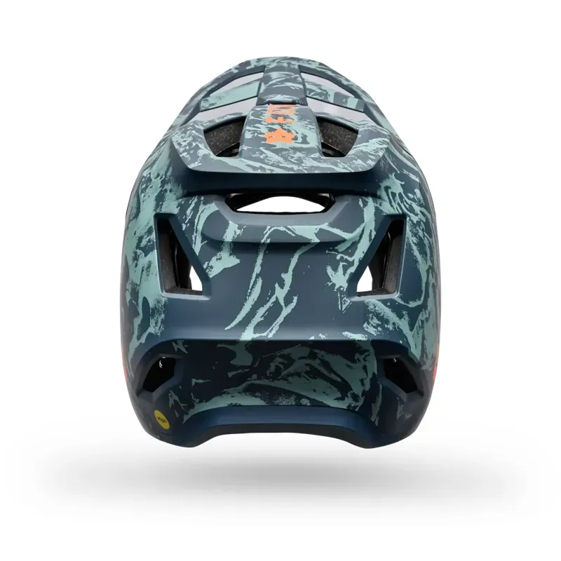 Fox Youth Rampage Image Print Helmet in Arctic Blue-3