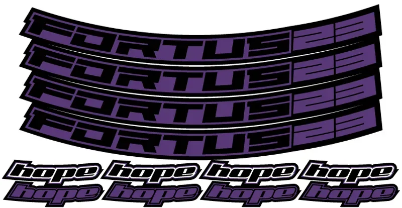 Hope Fortus Decal 23-27.5 in Purple