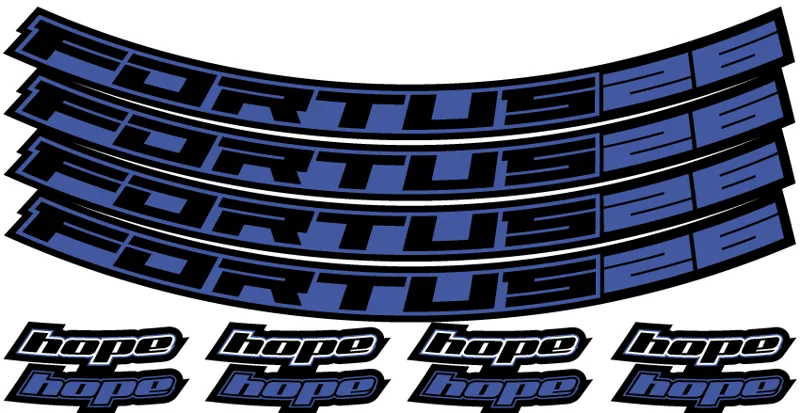 Hope Fortus Decal 26-26 in Blue