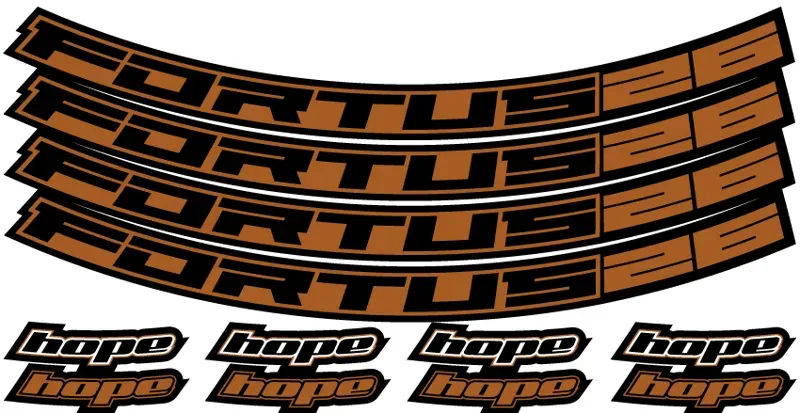 Hope Fortus Decal 26-26 in Orange