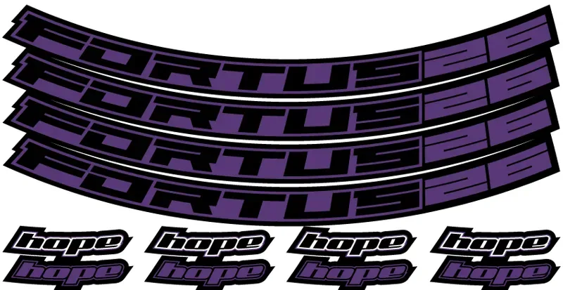 Hope Fortus Decal 26-26 in Purple