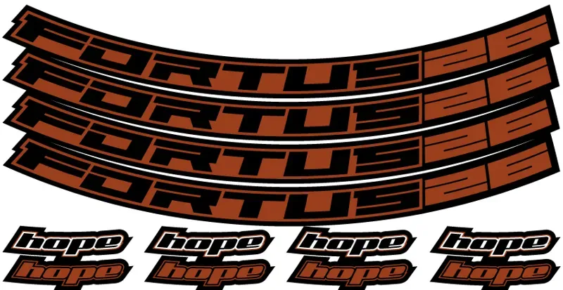 Hope Fortus Decal 26-29 in Red