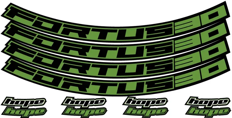 Hope Fortus Decal 30-27.5 in Green