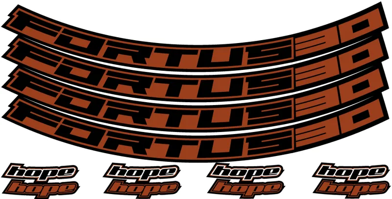 Hope Fortus Decal 30-27.5 in Red