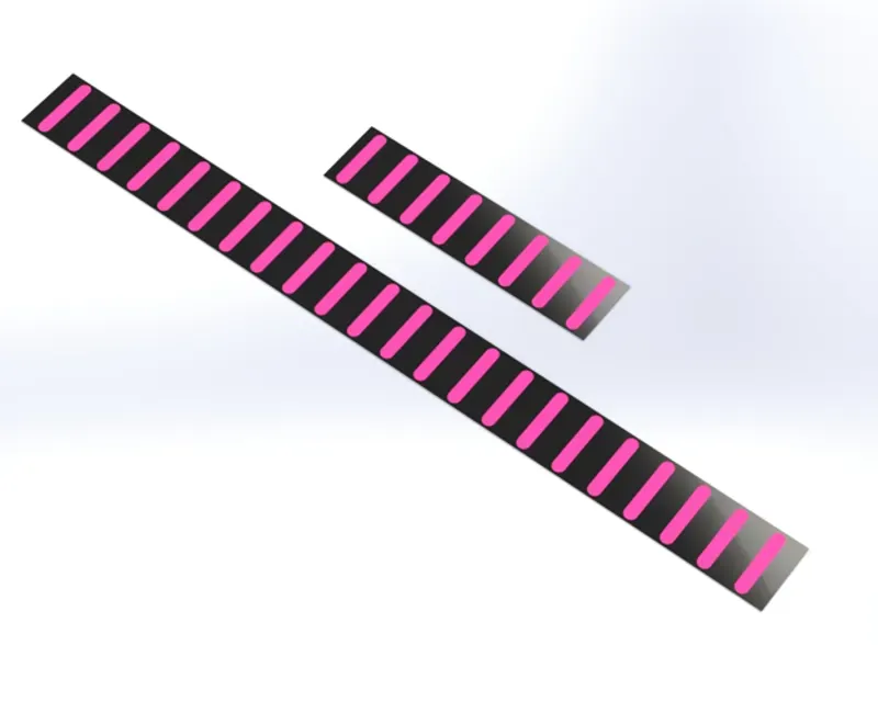 Rapid Racer Products ProGuard Stickers in Magenta