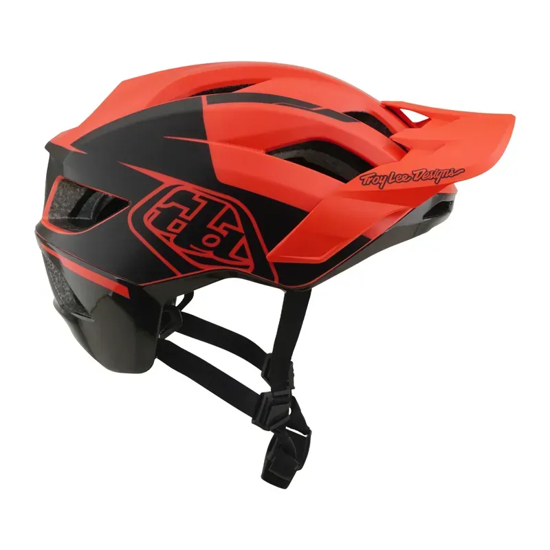 Troy Lee Designs Flowline SE MIPS Helmet in Hydro - Coral/Charcoal-5