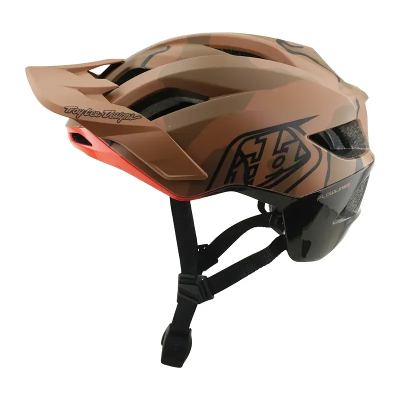 Troy Lee Designs Flowline SE MIPS Helmet in Badge - Sienna Camo-1