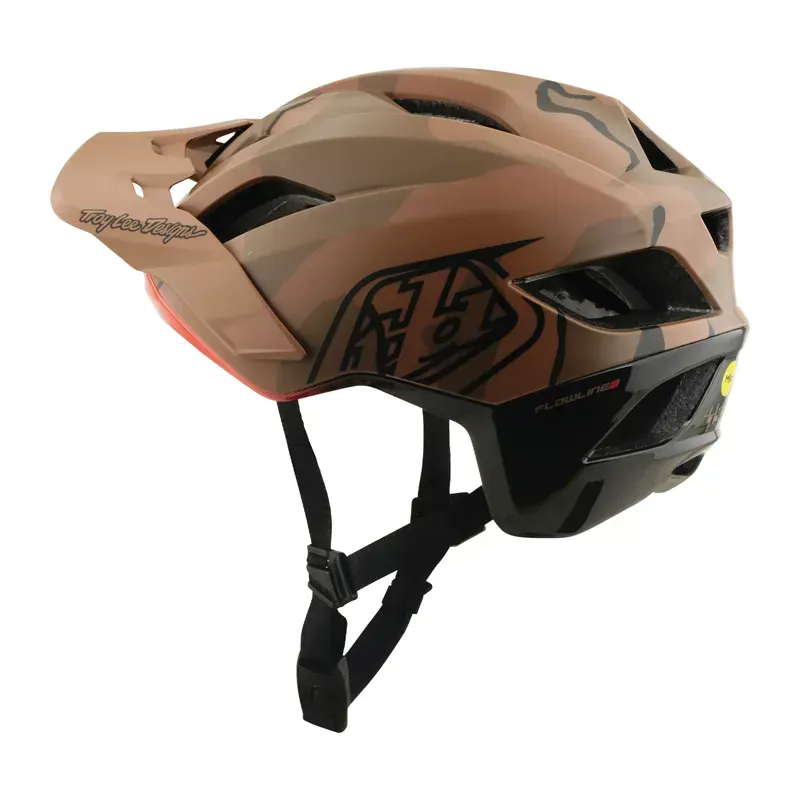 Troy Lee Designs Flowline SE MIPS Helmet in Badge - Sienna Camo-2