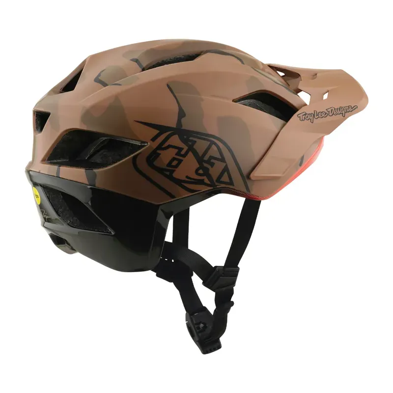Troy Lee Designs Flowline SE MIPS Helmet in Badge - Sienna Camo-4