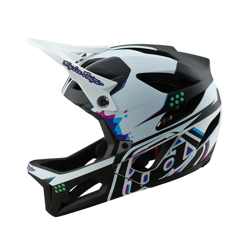 Troy Lee Designs Stage MIPS Full Face Helmet in Trooper White