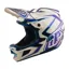 Troy Lee Designs D4 Composite MIPS Helmet in Flared - White/Indigo