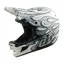 Troy Lee Designs D4 Composite MIPS Helmet in Torched - White/Silver