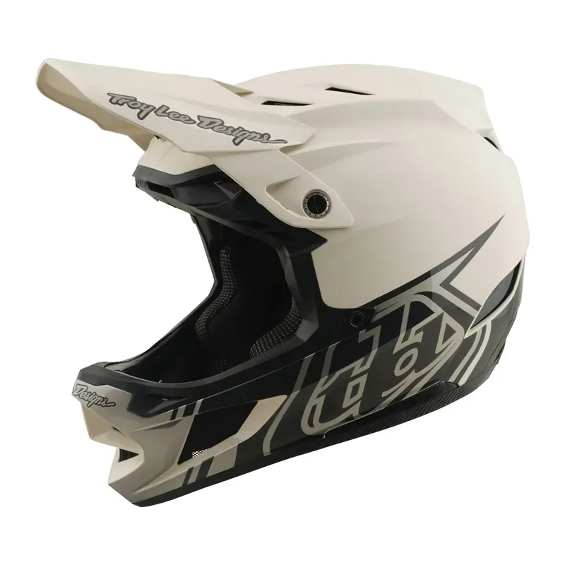 Troy Lee Designs D4 Composite MIPS Helmet in Stealth - Pumice