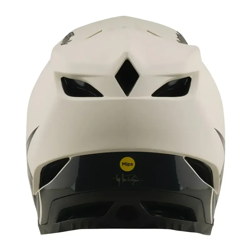 Troy Lee Designs D4 Composite MIPS Helmet in Stealth - Pumice-3