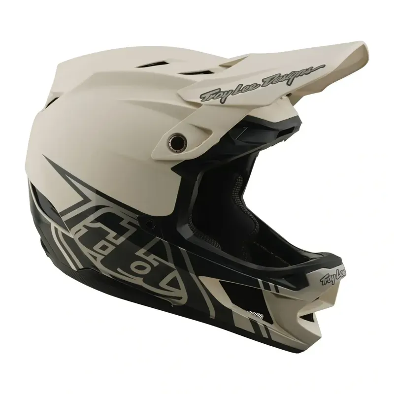 Troy Lee Designs D4 Composite MIPS Helmet in Stealth - Pumice-2