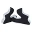 2019 Troy Lee Designs D3 3D Cheekpads in White 