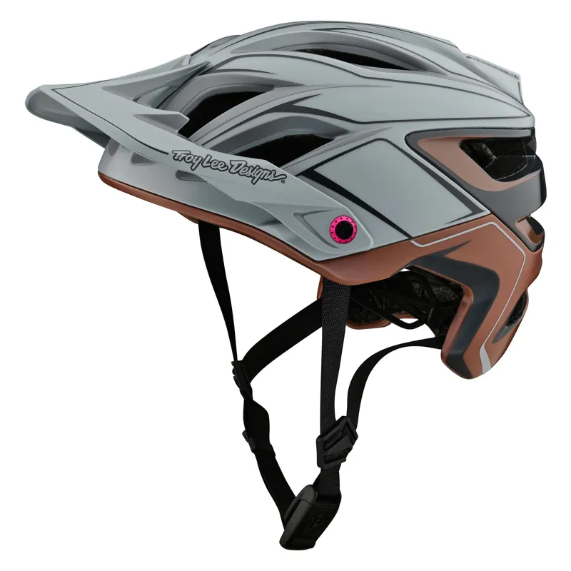 Troy Lee Designs A3 MIPS Helmet In Grey and Brown