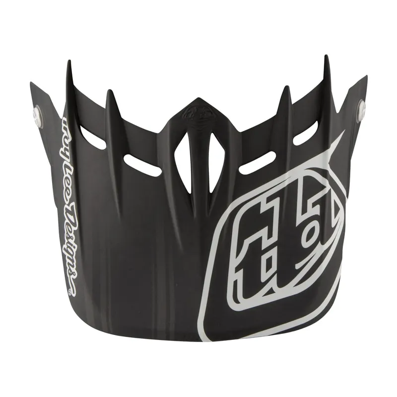 Troy Lee Designs D2 Helmet Replacement Visor / Fusion - Black one size
