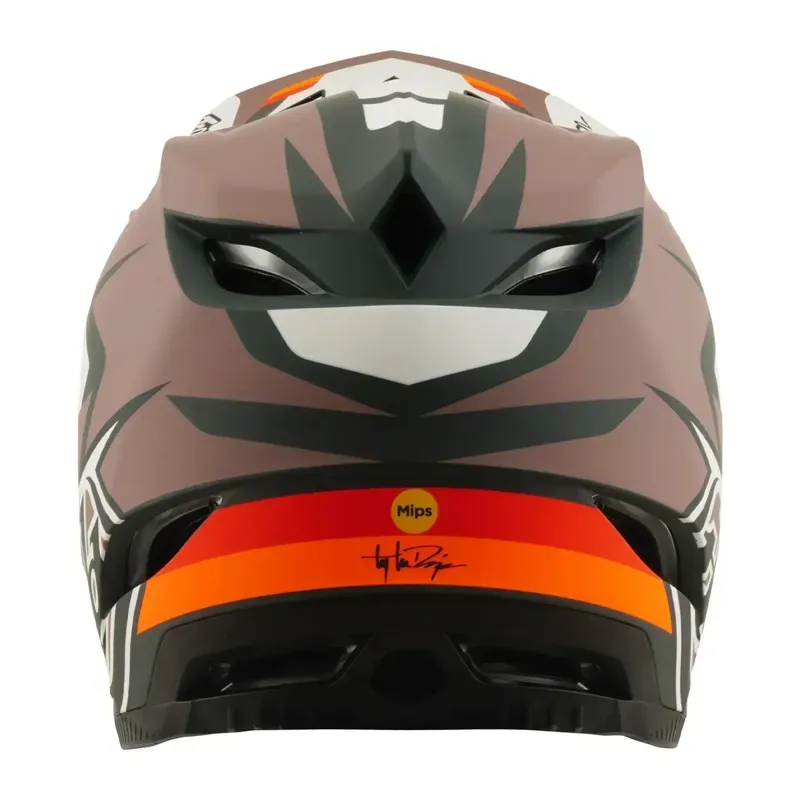 Troy Lee Designs D4 Polyacrylite Helmet in Roamer - Clay-3