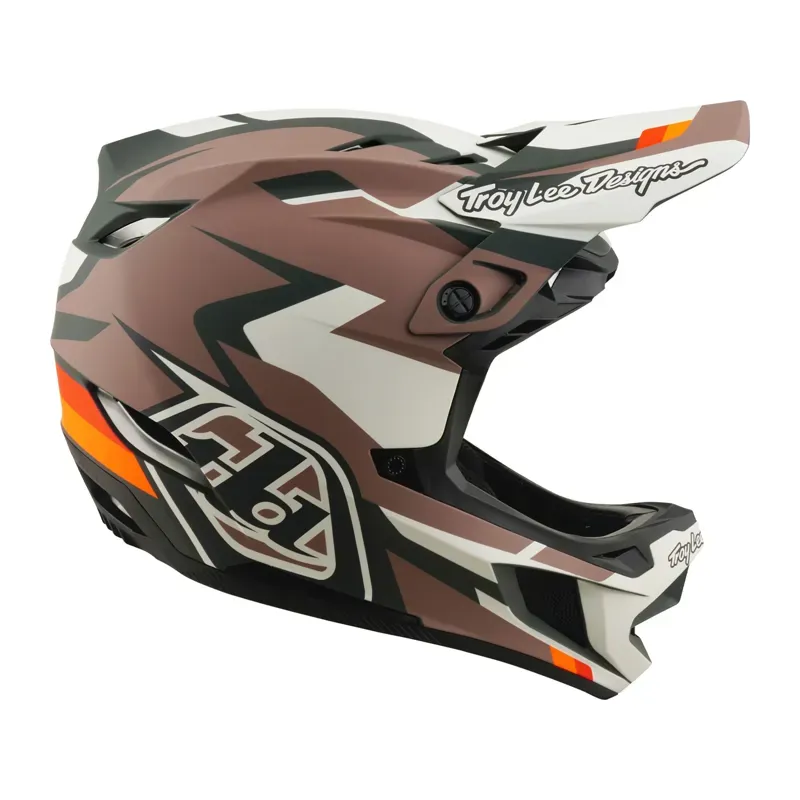 Troy Lee Designs D4 Polyacrylite Helmet in Roamer - Clay-5