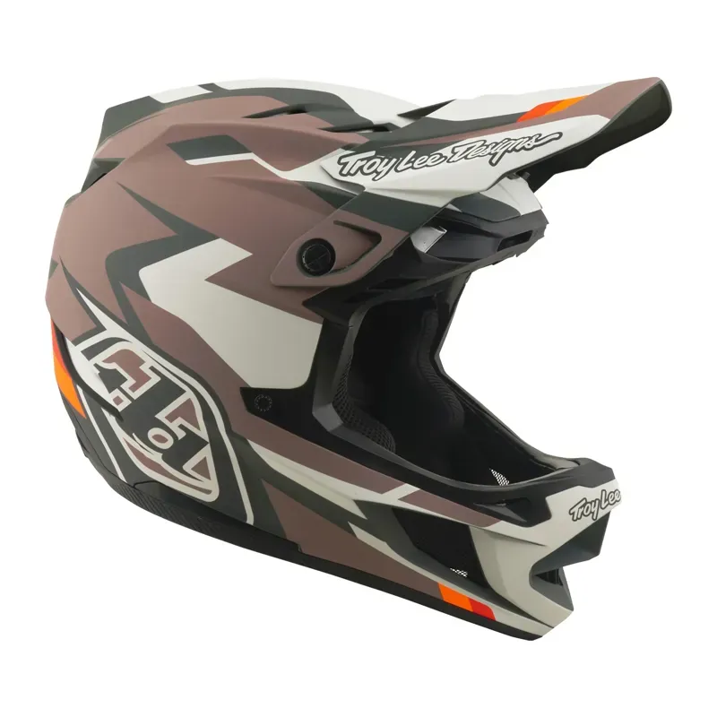Troy Lee Designs D4 Polyacrylite Helmet in Roamer - Clay-6