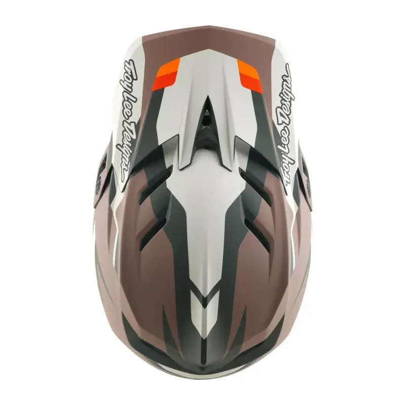 Troy Lee Designs D4 Polyacrylite Helmet in Roamer - Clay-7