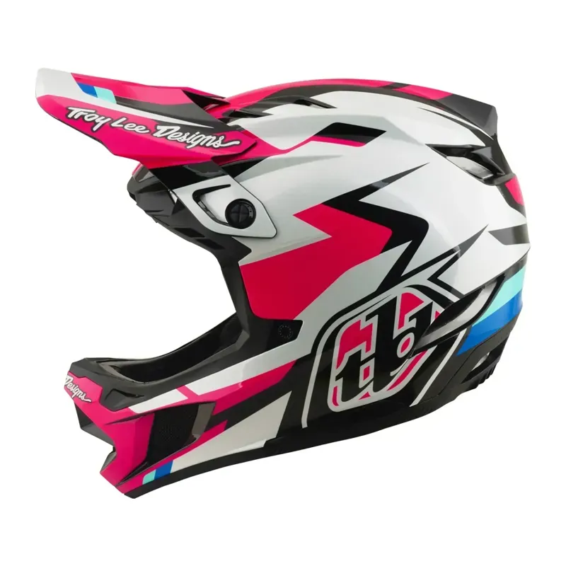 Troy Lee Designs D4 Polyacrylite Helmet in Roamer - Magenta-1