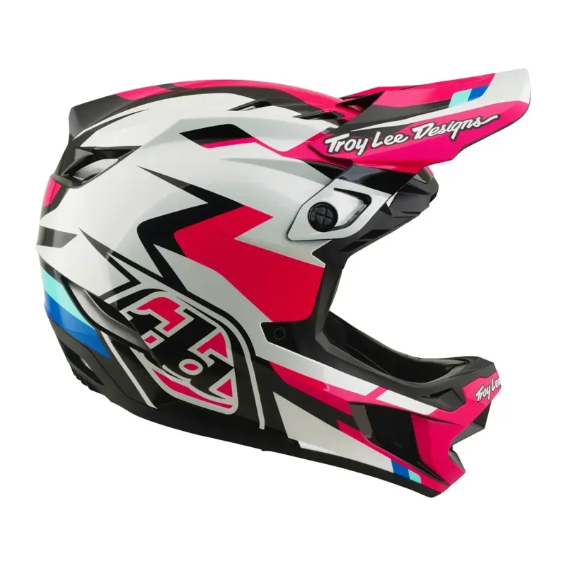 Troy Lee Designs D4 Polyacrylite Helmet in Roamer - Magenta-5