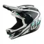 Troy Lee Designs D4 Polyacrylite Helmet in The Line - Charcoal/White