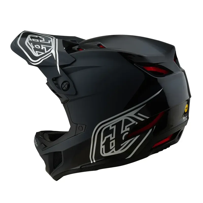 Troy Lee Designs D4 Polyacrylite Helmet in Shadow - Beetle-2