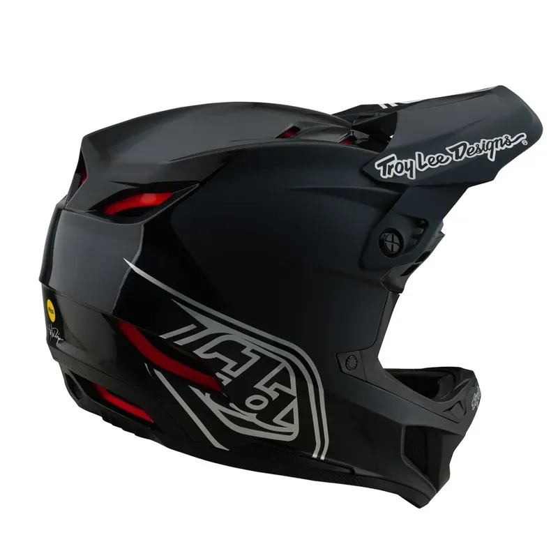 Troy Lee Designs D4 Polyacrylite Helmet in Shadow - Beetle-4