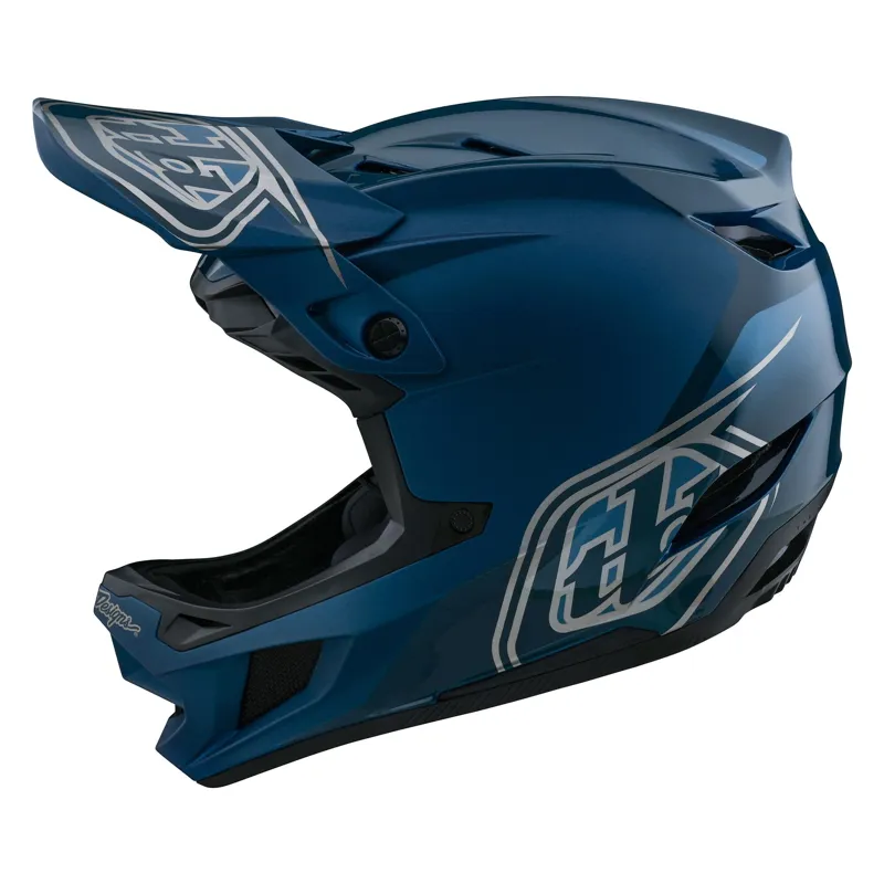 Troy Lee Designs D4 Polyacrylate Helmet Shadow Blue