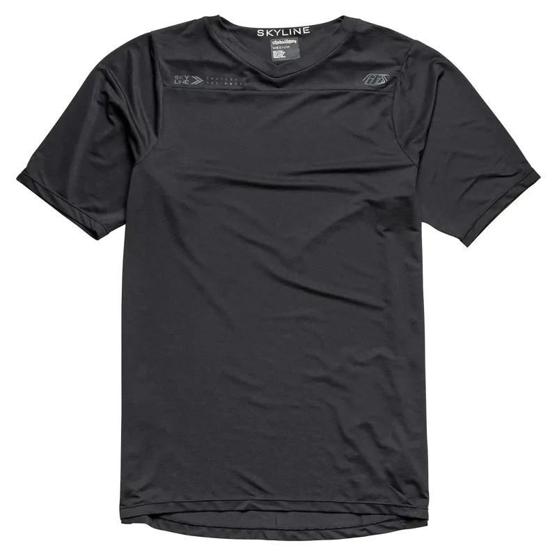 Troy Lee Designs Skyline Short Sleeve Jersey / Mo - Black