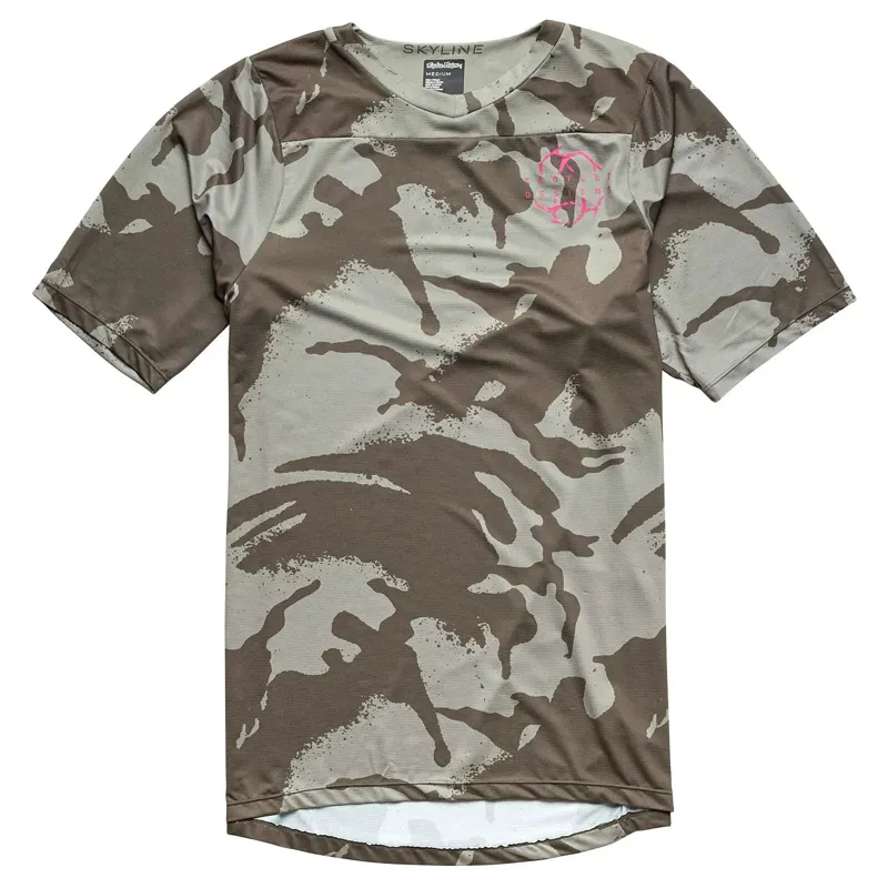 Troy Lee Designs Skyline Short Sleeve Jersey / Shadow Camo - Olive