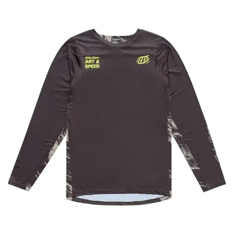 Troy Lee Designs SKYLINE LS Diffuze Tangelo MTB Jersey Black For Sale Online Troy Lee Designs SKYLINE LS Diffuze Tangelo MTB Jersey Black For Sale Online