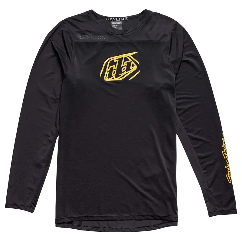 Troy Lee Designs Skyline Long Sleeve Jersey / Iconic - Black