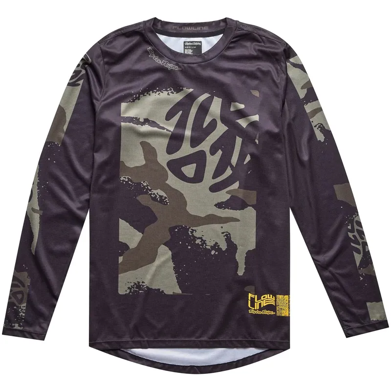 Troy Lee Designs Flowline Long Sleeve Jersey / Cond - Black
