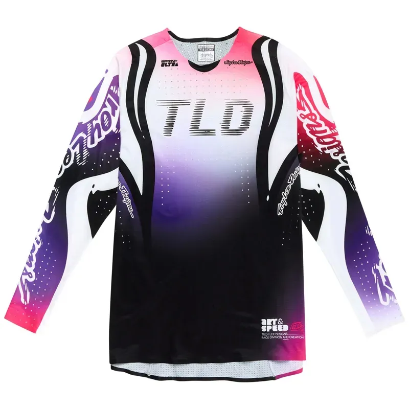 Troy Lee Designs Sprint Ultra Jersey In Drip - Purple