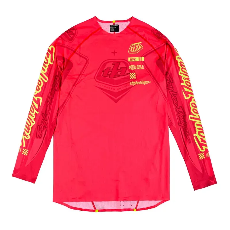 Troy Lee - Sprint Ultra Jersey - Ghostwing - Infra Red - L