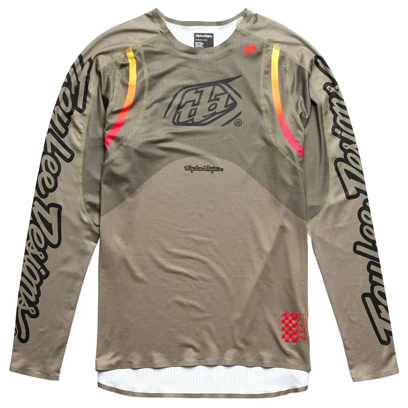 Troy Lee Designs Sprint Ultra Long Sleeve Jersey / Pinned - Olive