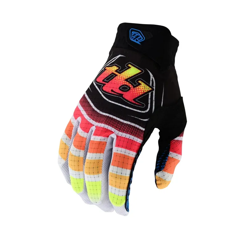 Troy Lee Designs Air Youth Gloves / Waves - Black/Multicolour