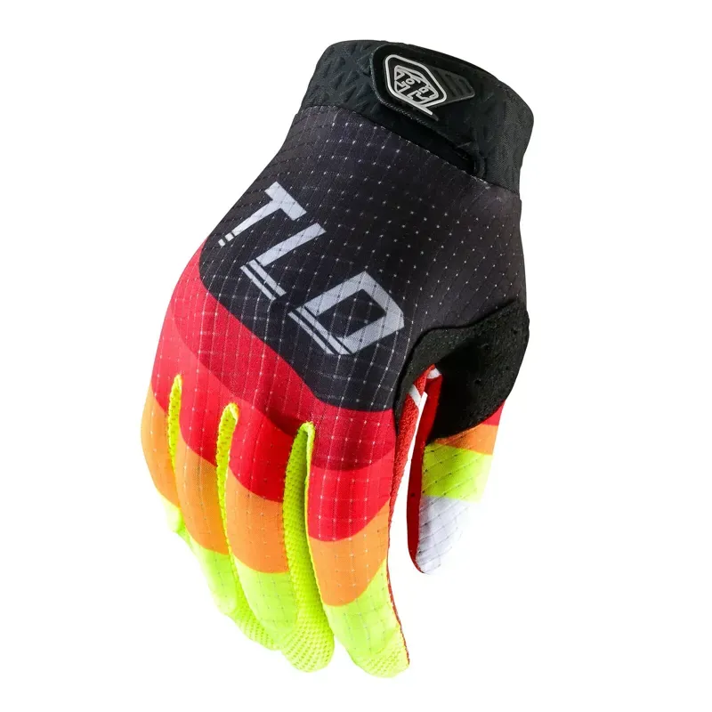 Troy Lee Designs Air Youth Gloves in Reverb Black/Yellow