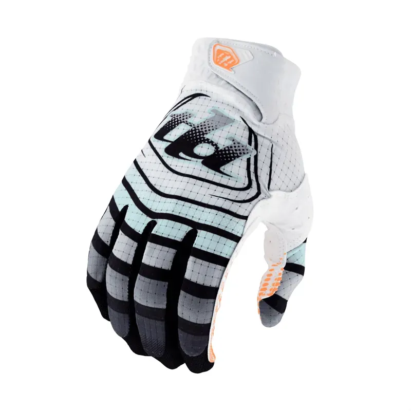 Troy Lee Designs Air Youth Gloves in Waves Bleached Aqua